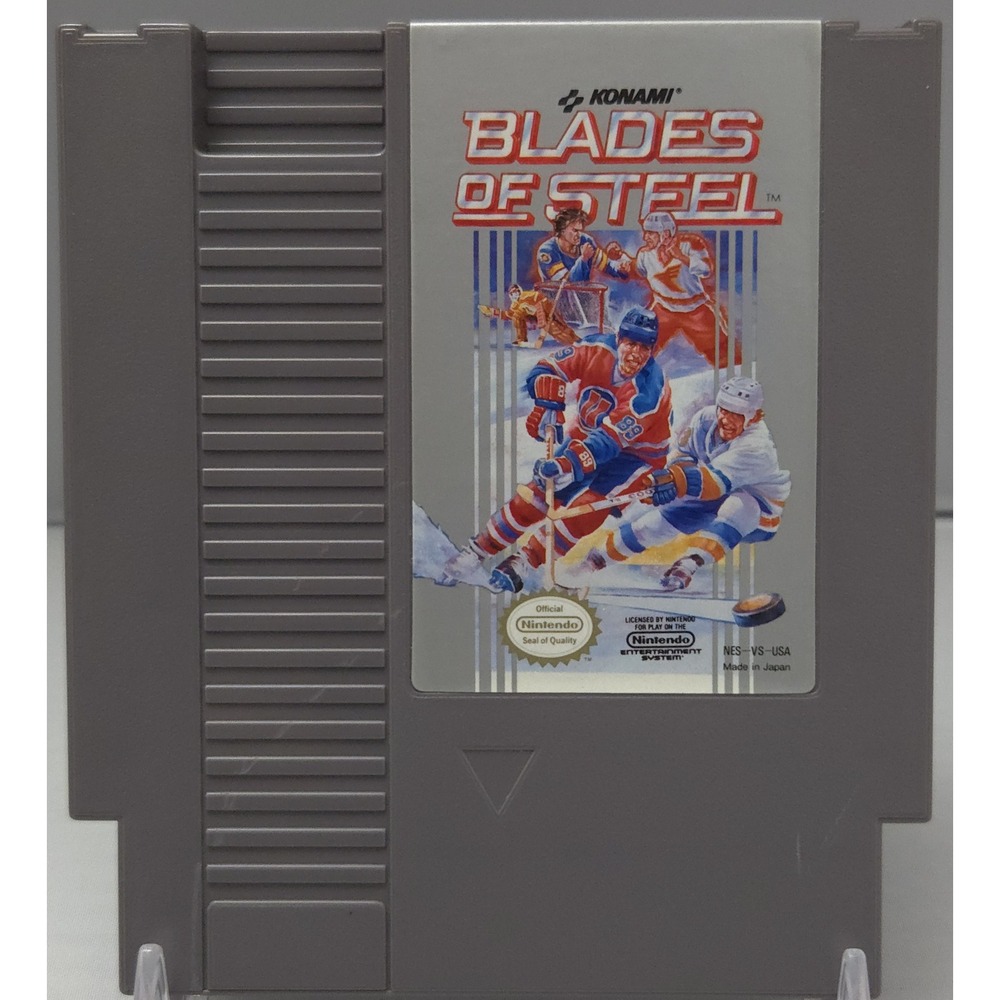 Blades of Steel - Nintendo NES - Authentic 24 Stamp - Tested & Working - Picture 1 of 11